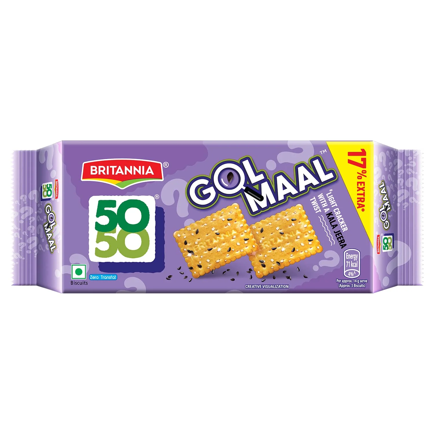Britannia 50-50 Golmaal Biscuits, 200gm