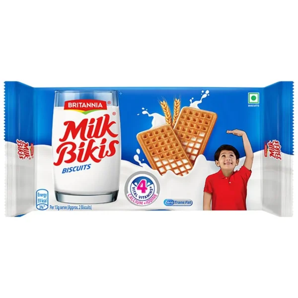 Britannia Milk Bikis Biscuit - Zero Trans Fat, 300 g Britannia Milk Bikis Biscuit - Zero Trans Fat, 300 g