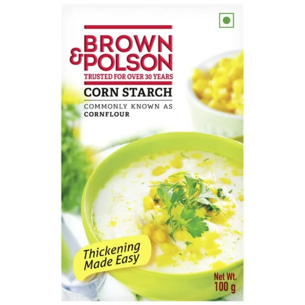 Brown & Polson Corn Flour Starch, 100 gm Brown & Polson Corn Flour Starch, 100 gm