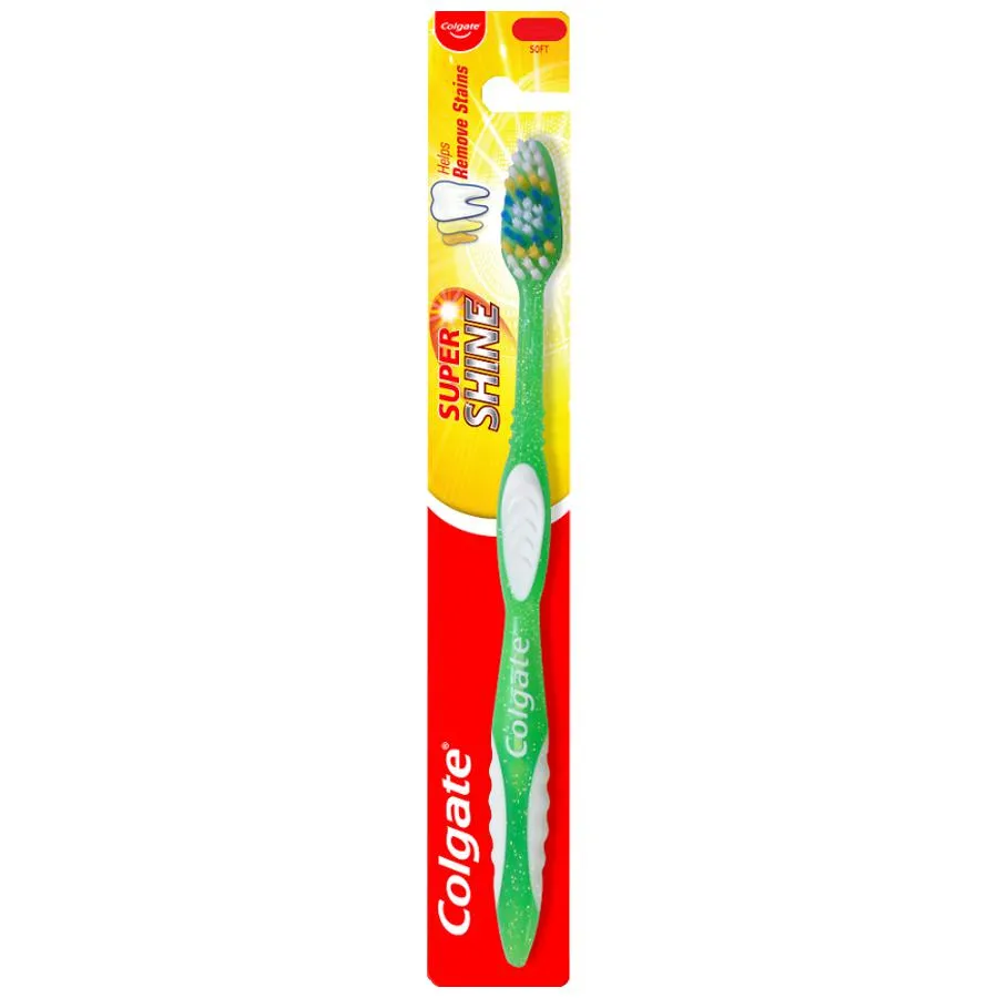 Colgate Toothbrush - Super Shine, Soft Bristles