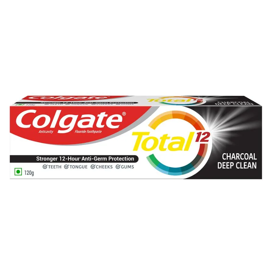 Colgate Total Charcoal Deep Clean Toothpaste, 120gm