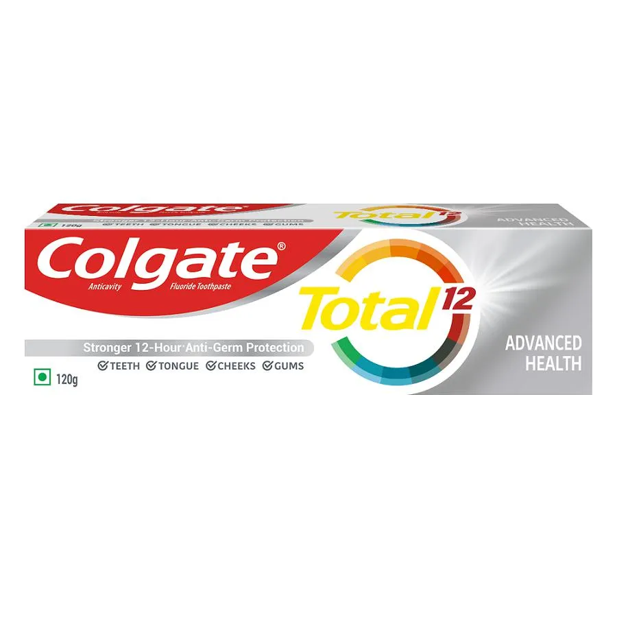 Colgate Total Whole Mouth Health, Antibacterial Toothpaste, 120gm (Total Advance Health)