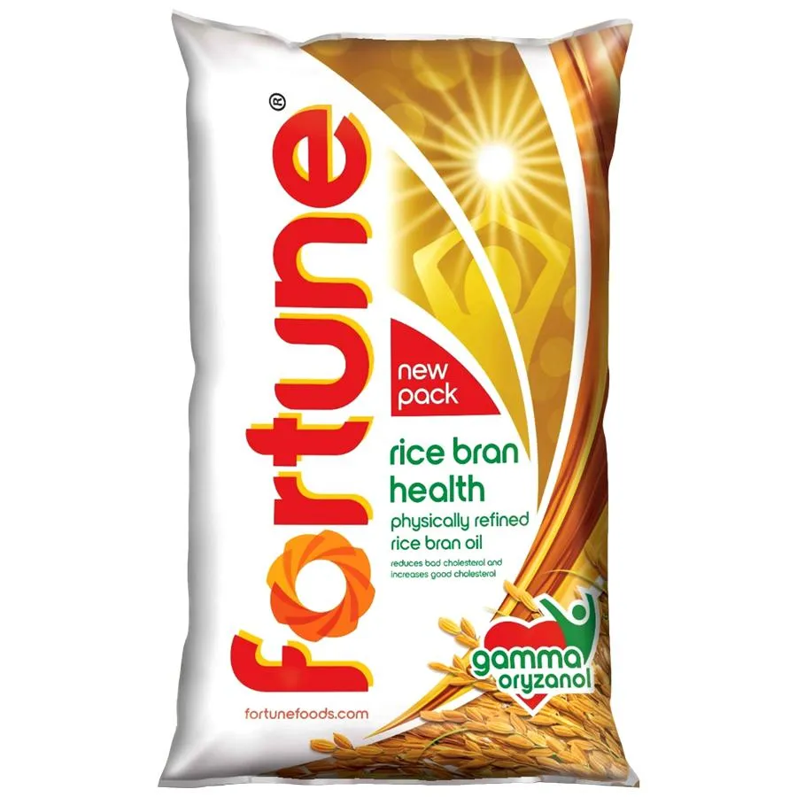 Fortune Rice Bran Oil, 1 L Pouch