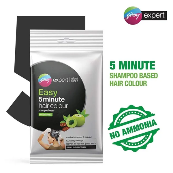 Godrej Expert Easy 5 Minute Hair Colour - Natural Black