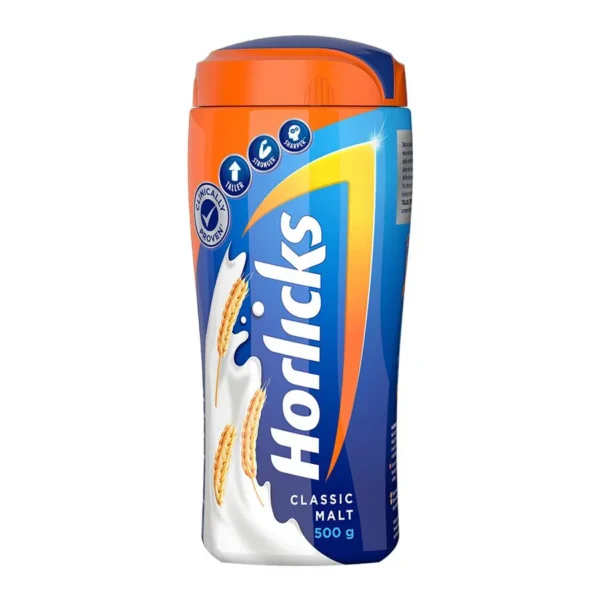 Horlicks Classic Malt, 500 gm Jar