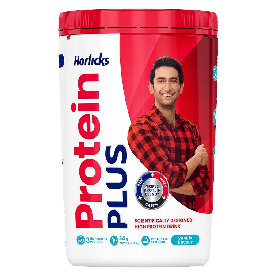 Horlicks Protein Plus, Vanilla, 400 gm