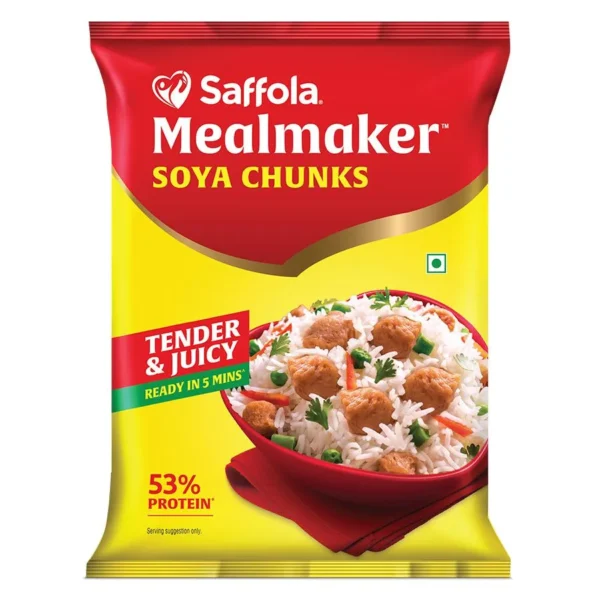 Saffola Mealmaker Masala Soya Chunks, 170 gm