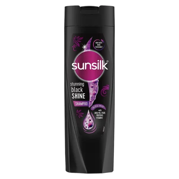 Sunsilk Stunning Black Shine Shampoo, 180 ml