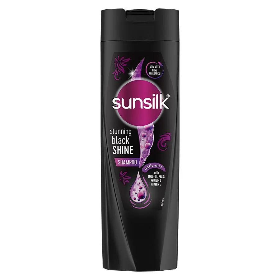 Sunsilk Stunning Black Shine Shampoo, 180 ml
