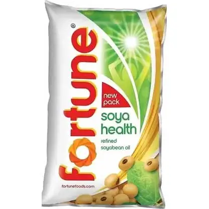 fortune 910 refined 1 pouch soyabean oil 1L