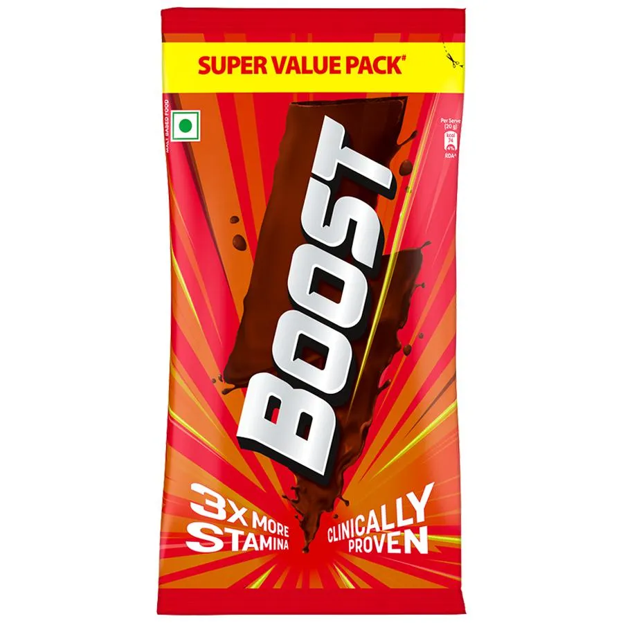 Boost Energy & Nutrition Drink, 500 gm Pouch