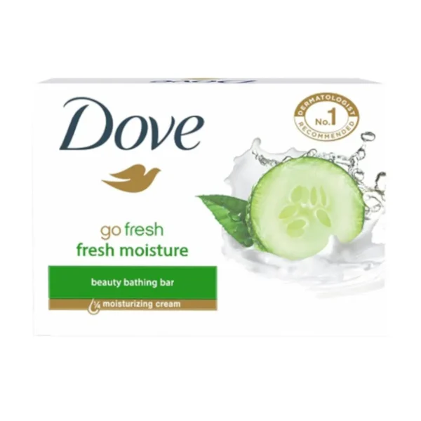 Dove Go Fresh Moisture Cucumber & Green Tea Beauty Bathing Bar, 75 gm