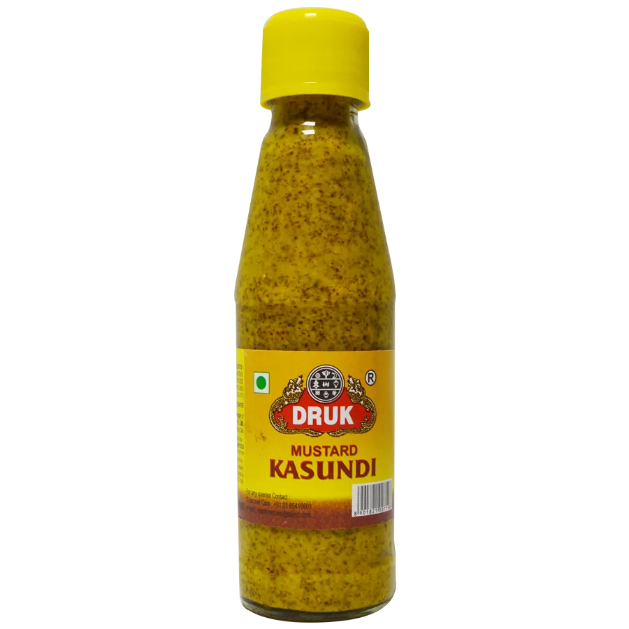 Druk Mustard Kasundi, 200 gm Bottle