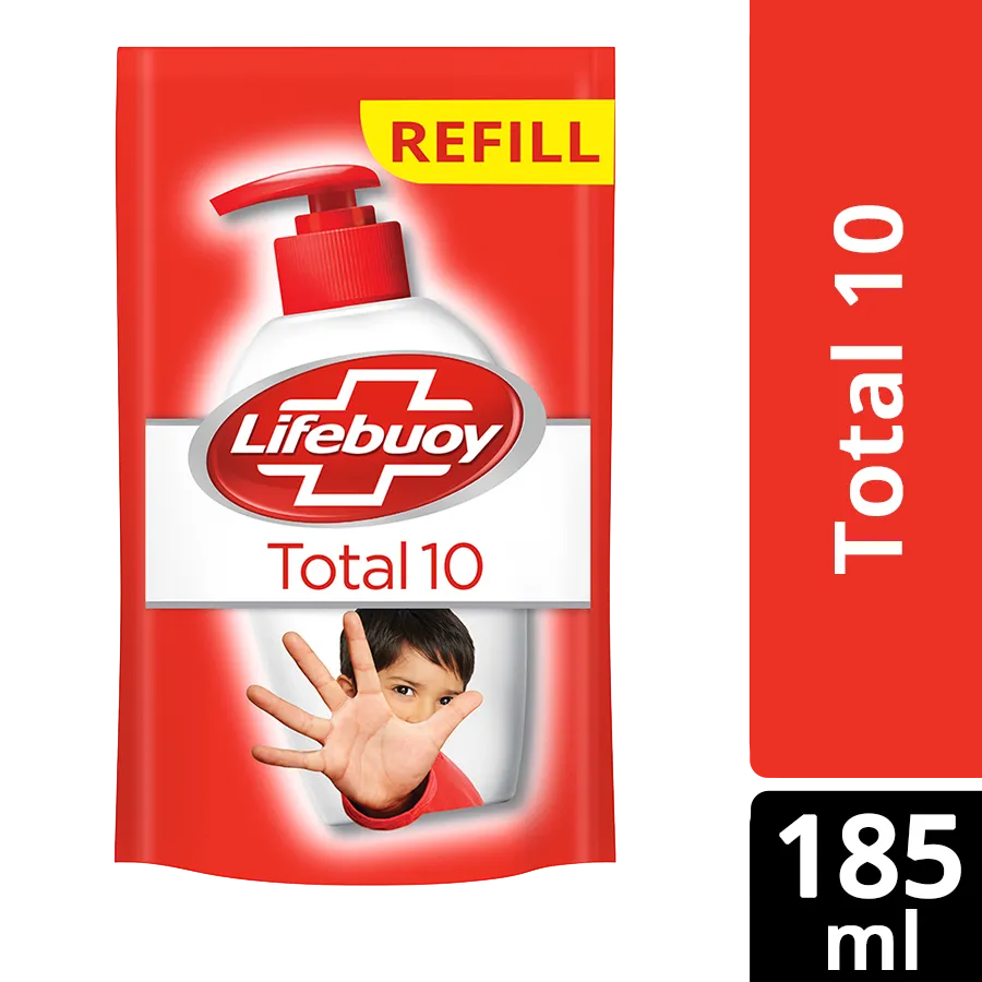 Lifebuoy Total 10 Handwash, 185 ml