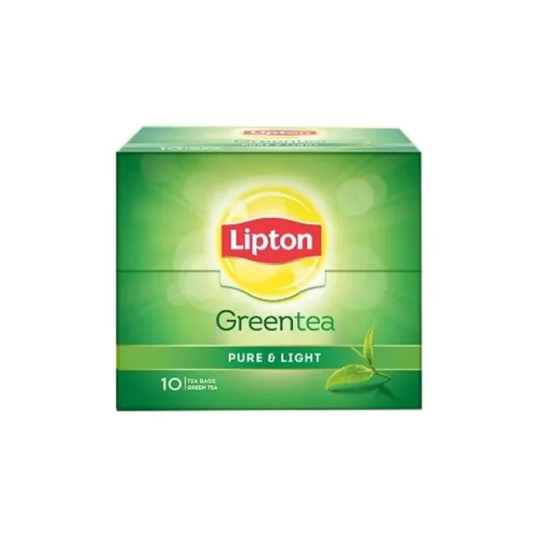 Lipton Green Tea - Pure & Light, 13 gm (10 Bags x 1.3 gm)