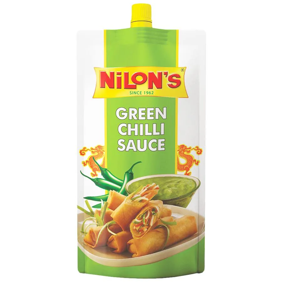 NILONS Green Chilli Sauce, 80 gm