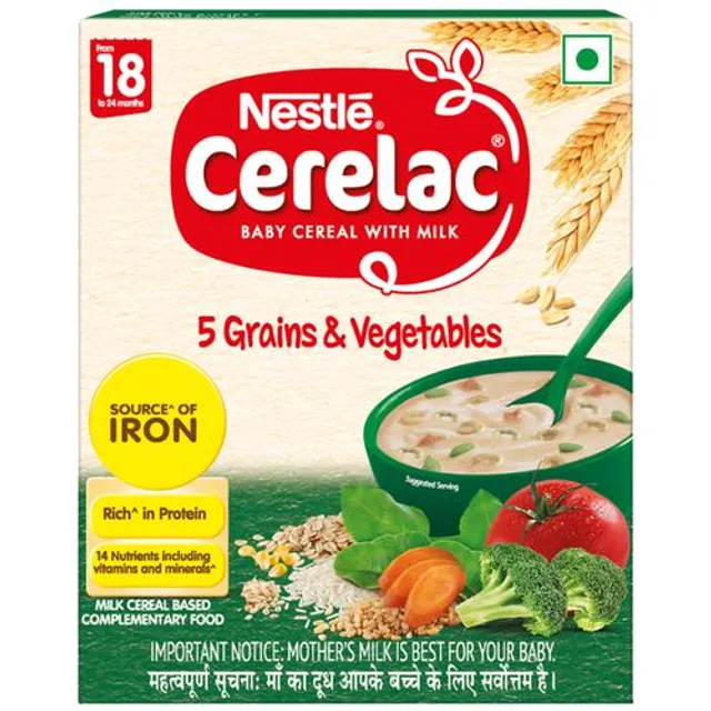 Nestle CERELAC, Grains & Vegetables, 300 gm