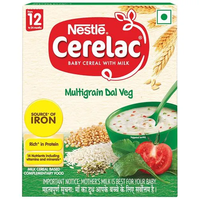 Nestle CERELAC Multigrain Dal Veg, 300 gm