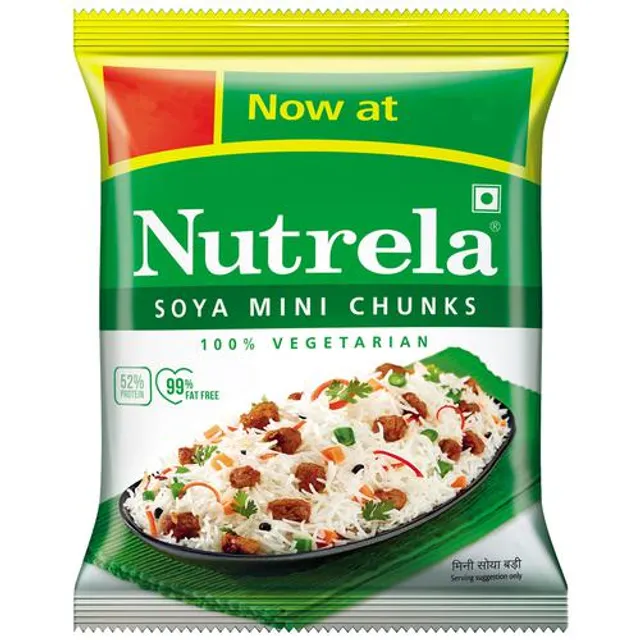Nutrela Soya Chunks - Mini, 80 gm