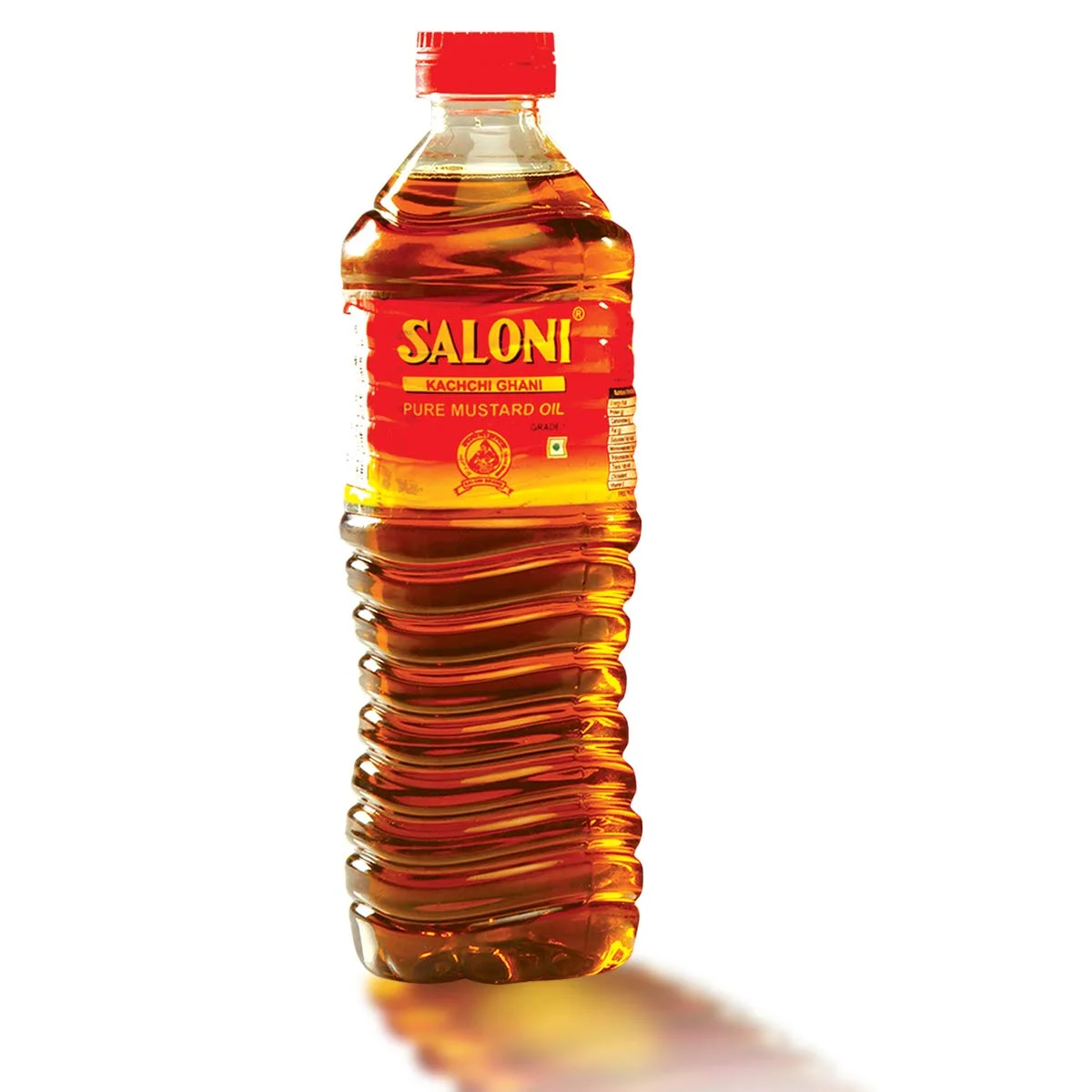 Saloni Kachchi Ghani Mustard Oil, 200 ml Bottle