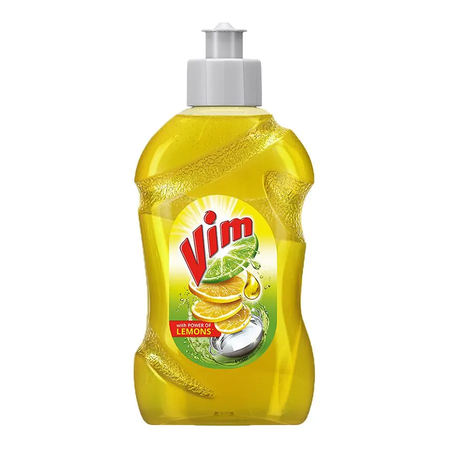 Vim Dishwash Liquid Gel - Lemon, 250 ml
