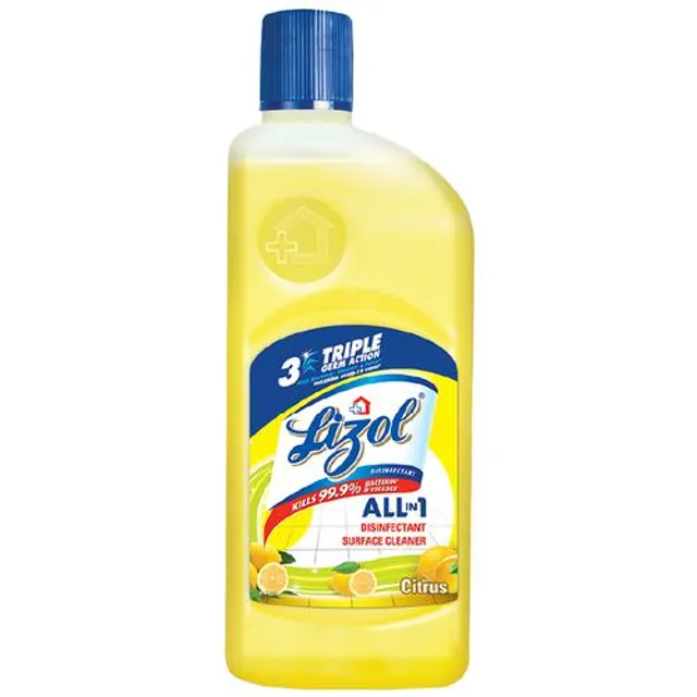 Lizol Disinfectant Surface & Floor Cleaner Liquid - Citrus, 500 ml