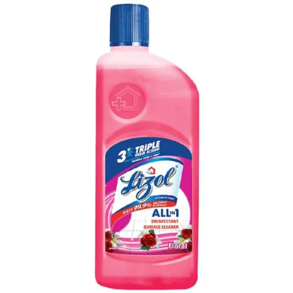Lizol Disinfectant Surface & Floor Cleaner Liquid - Floral, 650 ml