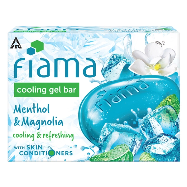 Fiama Cooling Gel Bathing Bar Menthol & Magnolia, 75 gm