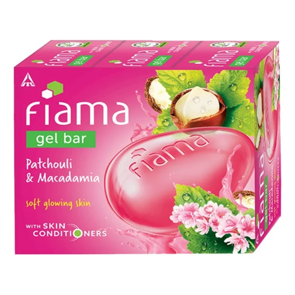 Fiama Patchouli & Macadamia Gel Bar, 75 gm Fiama Patchouli & Macadamia Gel Bar, 75 gm