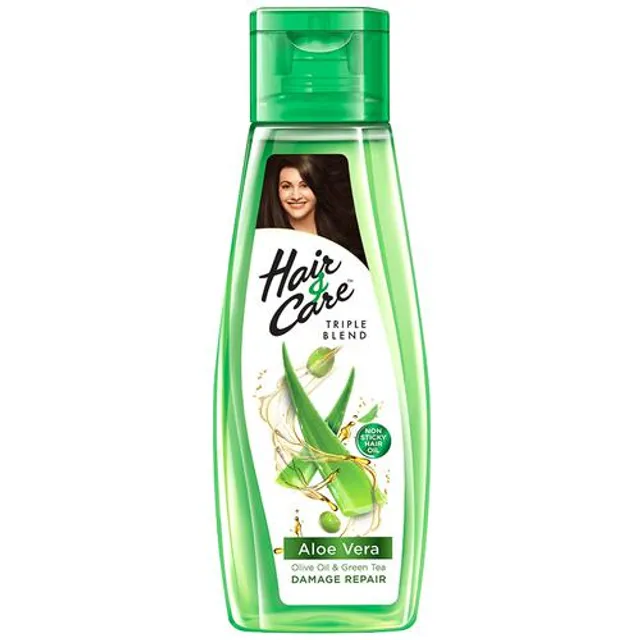 Hair & Care Triple Blend Non-sticky Hair Oil, Aloe Vera, 200 ml