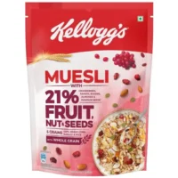 Kelloggs Muesli Breakfast Cereal - Fruit, Nut & Seeds, 500 gm