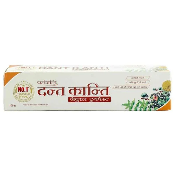 Patanjali Dant Kanti Natural Toothpaste, 100 gm Patanjali Dant Kanti Natural Toothpaste, 100 gm