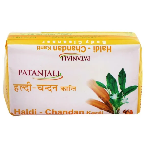 Patanjali Haldi-Chandan Kanti Soap, 150 gm Patanjali Haldi-Chandan Kanti Soap, 150 gm