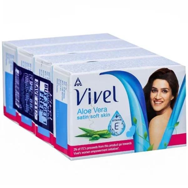 Vivel Aloe Vera Soap - Buy 3 Get 1 Free