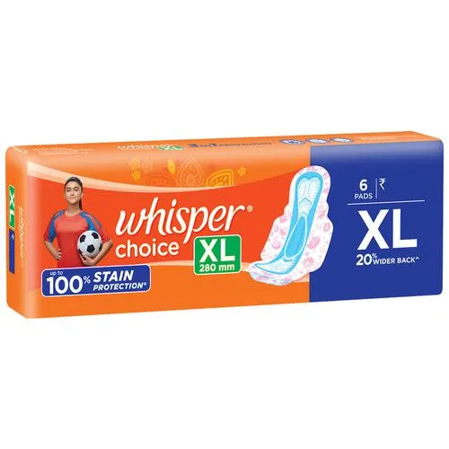 Whisper Choice XL, 6 Pads